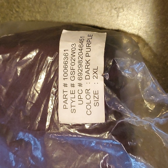 Gander Mountain Guide Series EggPlant Dark Purple LSleeve Flannel Sz 2X Shirt - Picture 8 of 8